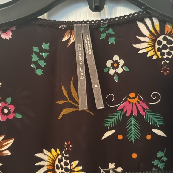 Anthropologie Pintucked Floral Robe - Picture 8 of 10